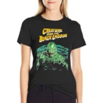 Retro Vintage Creature from the Black Lagoon T-Shirt customs lady clothes workout t shirts for Women