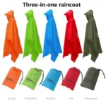 New Waterproof Rain Resistant Men's Raincoat with Hood Rain Jackets Adult Big Size Raincoat Waterproof Cape Rain Poncho XYJ03
