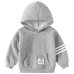 Children's Clothing Stylish Kisd Wear Sweatshirt for Boys Girls Autumn/winter  Arrival Fleece-lined Hooded Jacket  Winter Warm