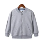 Kids Zipper Hoodies 2-12Years Old Young Children' Sweatshirt Boys & Girls Clothing Outdoor Sportswear Cotton Coat Jacket Selling