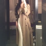 Korea Style Turn-Down Collar Long Trench With Belt Women Solid Fashion Single Breasted Slim Coat Female Elegant Clothes Autumn