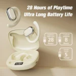 New TWS Wireless Earphones with Bluetooth 5.49 28 Hours Play Back Sport Earbuds with LED Display game Earhooks and Built-in Mic