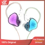 KZ EDC Earphones 1 Dynamic HIFI Bass Earbuds In Ear Monitor Headphones Sport Noise Cancelling Headse