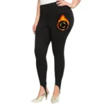 Plus Size Leggings Fleece Lined for Women XL-4XL Thermal Winter Tummy Control Workout Yoga Pants