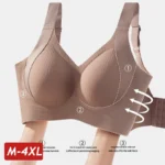 Plus Size Women Seamless Bras Sexy V Waist Brassiere Padded Wireless Soft Sleepwear Female Solid Breathable Underwear Lingerie