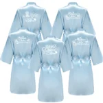 Princess Sweet 15 Years Girl Birthday Party Robes Quinceanera Robe Mis XV Bathrobe Silkly Nightgown