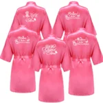 Mis15 Años Robe 15 Years Girl Birthday Party Robes Quinceanera Robe Mis XV Bathrobe Silkly Nightgown
