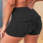 Tights With Pockets Women's Fitness Shorts Pilates Leggings Outdoor Yoga Casual Sports Naked Feel Compression Lady Gym Clothing