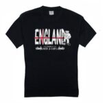 Funny England Bulldog Beer & Chips Men’s T-Shirt | Casual Short Sleeve Football Graphic Tee