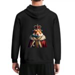 Hamster The Emperor Men’s Hoodie Anime Graphic Hooded Sweatshirt Autumn Casual Pullover