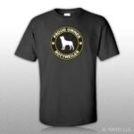 Print T-Shirt Fashion Proud Owner Rottweiler T-Shirt | Dog Lover Canine Pet Mens Cotton Tee