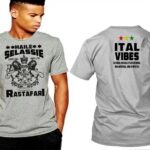 Newest Fashion Reggae T-Shirt | Jah Rastafari Haile Selassie Vybz Kartel Gregory Isaacs Cotton Tee