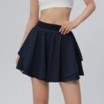 Women High Waist Yoga Sports Skirt Anti-Exposure Slimming Running Skirt Summer Wear
