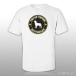 Proud Rottweiler T-Shirt – Mens Dog Canine Print Tee with Free Sticker