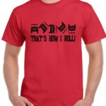 Men’s Simple Style How I Roll Funny T-Shirt | Rover Off-Roading 90 110 Graphic Tee