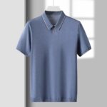 2023 New High Quality Summer Business Casual Men’s Short Sleeve Polo T-Shirt | 4 Color Options
