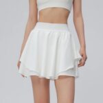 Yoga Short Skirt Anti-exposure High Waist Slimming Skirt for Women in Summer Wear Two-piece Outdoor Running Sports Skirt