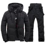 Men’s Thermal Winter Ski Suit – Windproof Down Jacket & Bib Overalls Snowboard Set
